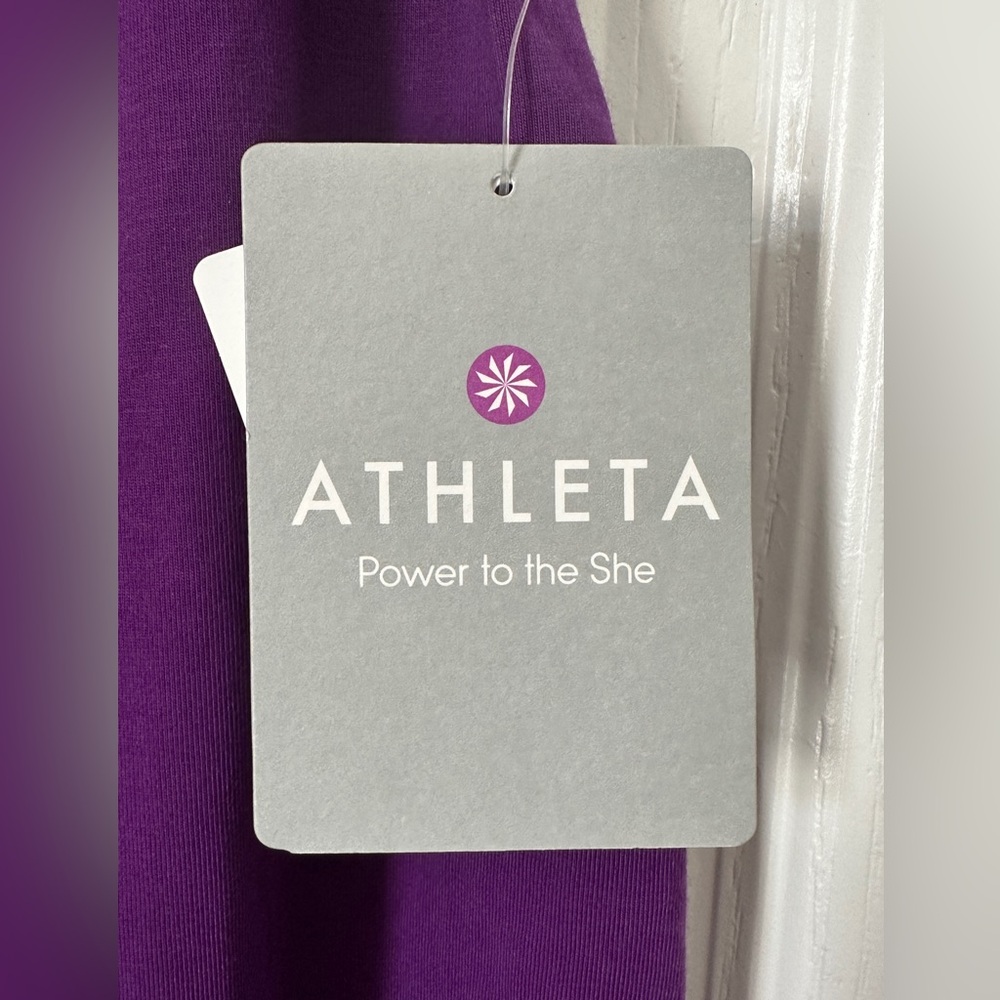 Athleta Purple Seaside Foldover Mini Skirt - Size: M - NWT - Picture 3 of 7